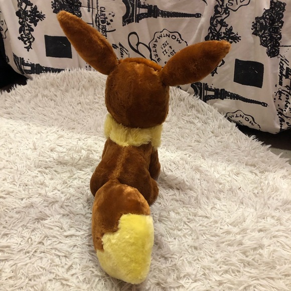 Pokemon Build A Bear BAB Eevee Plush Stuffed Animal 16” - Picture 2 of 5